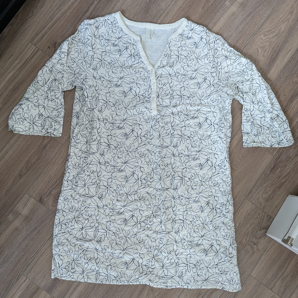 Organic Cotton Gauze Nightgown